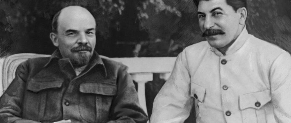 Владимир Ленин и Иосиф Сталин.