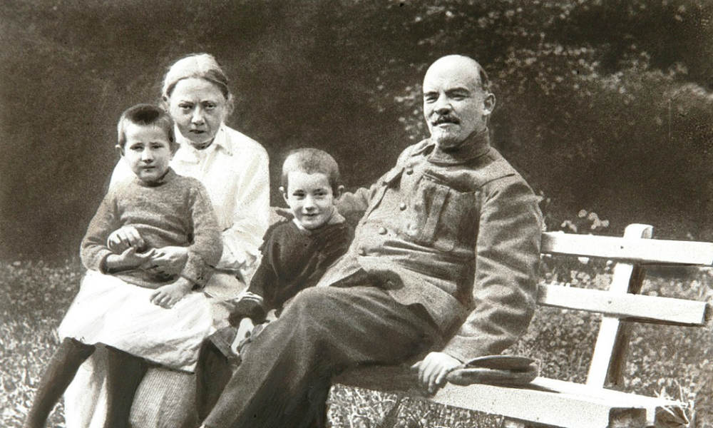 Владимир Ленин и Надежда Крупская.