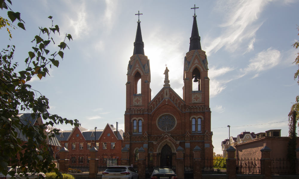 Католический костёл в городе Тамбове.