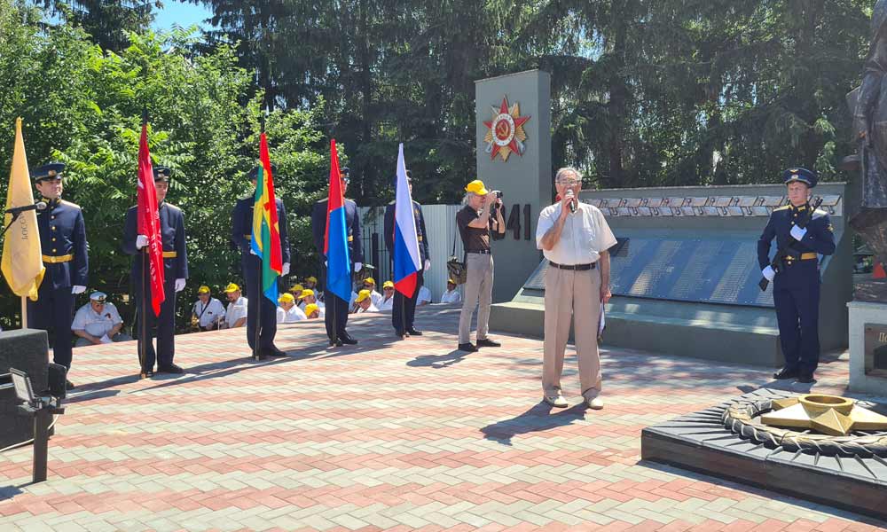 В Мичуринском районе Тамбовской области открыли мемориал.