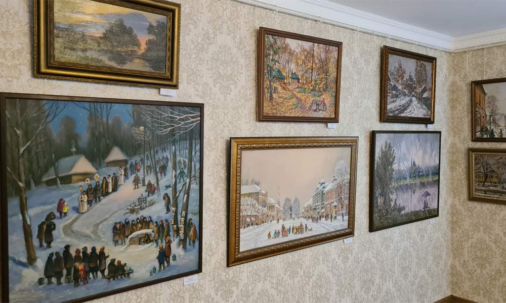 В Мичуринске открылась выставка художника И.Б.Белоусова.