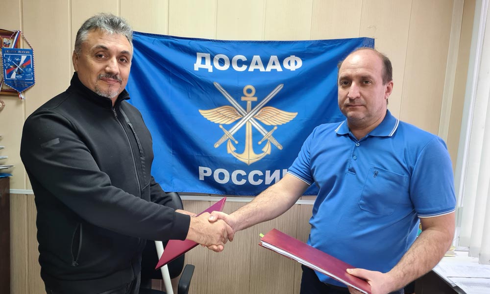 ДОСААФ г.Мичуринска заключило соглашение о сотрудничестве со спортивной организацией.
